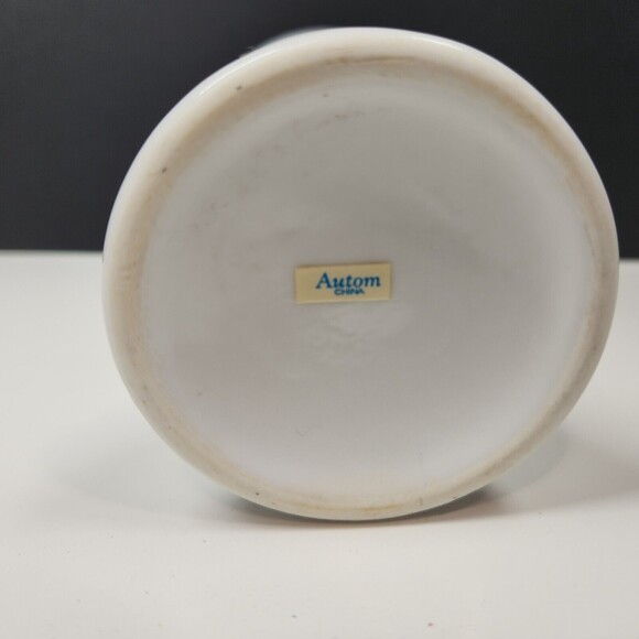 Autom Church Goblet Chalice 6 inch Ceramic White Gold Cross Blessing Cup - Picture 4 of 7